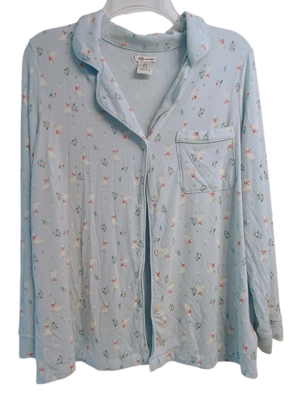 Pajamas, soft pajamas, long sleeve pajama comfortable sleepwear. - Picture 6 of 8